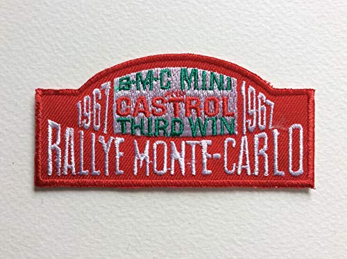 ECUSSON PATCHES AUFNAHER TOPPA THERMOCOLLANT - RALLYE MONTE CARLO 9 * 4,5 CM