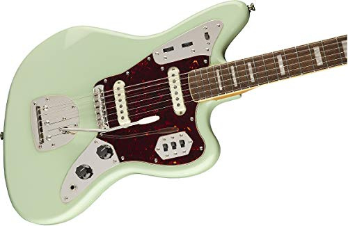 Squier by Fender Classic Vibe 60er Jazzmaster E-Gitarre Surf Green Normale Größe Jaguar