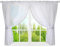TOP Fertig-Gardine aus Voile NEU Top Design Set Gardinen mit Kräuselband Gardine küche Weiss kurz Schöne Küche-Gardine mit Kräuselband 150 x 400 cm LB-248
