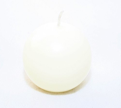 Vela de bola de 6 cm de diámetro (crema)