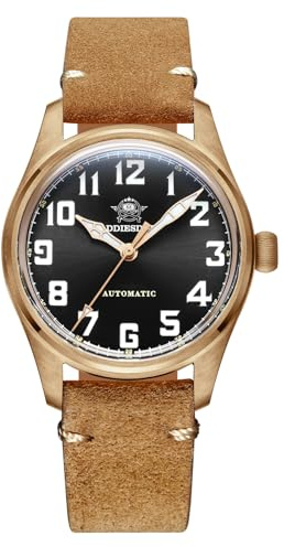 ADDIESDIVE Bronze Uhren fliegeruhren Herren analog automatik Uhr Herren AD2114