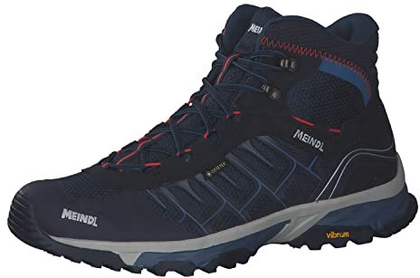 Meindl Herren Wanderschuhe Finale Mid GTX 47030 Marine/Rot 42.5 (UK 8.5)