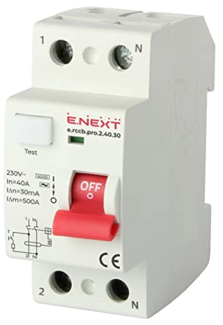 FI-SCHALTER Fehlerstromschutzschalter FI-Schutzschalter 40A 30mA 6kA 2-polig TYP AC