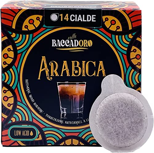 Caffè Tostato a Legna - 100 Cialde compostabili ESE 44mm - Tostato da artigiani italiani (100% Arabica)