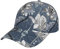 Blau Grau Blumen Baseball Cap Dad Hat Trucker Hat Damen Herren Snapback Verstellbarer Modischer Trendiger Hip Hop Hut Low Profile