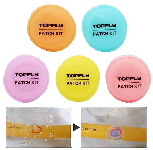 JINGLING Patch pour pneu intérieur de vélo - Boîte à rustine ronde sans colle pour la réparation des pneus - Accessoires de vélo - Rustines à chambre à air Quick Fix pour VTT et vélos de route