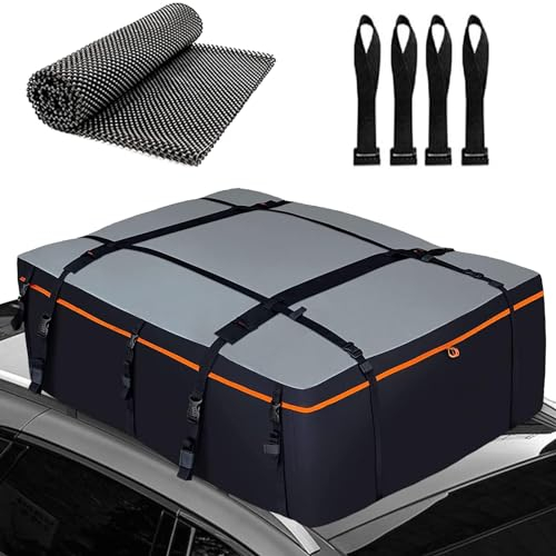 YMPPMKN 580L Auto Dachbox Schwerlast mit Schnallen,Haltbarer Dachkoffer, Dachtasche Wasserdicht, Dachgepäcktasche für Alle Fahrzeuge Mit/Ohne Gepäckträger