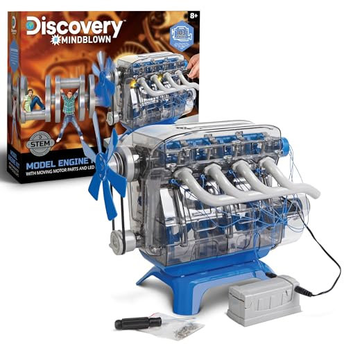 discovery mindblown - Model Engine Kits - Model Science Kit - Build Your Own - Car Engine Toy - Engine - Electronics Kit - STEM Toys - Building Toy Set for Kids