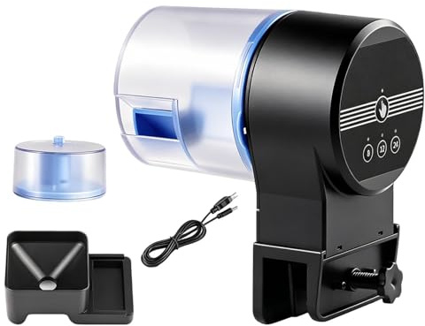 Alimentatore Automatico per Acquario Ricaricabile Intelligente Regolabile a