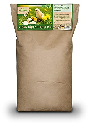 My Little Farm Bio-Kükenstarter, 10 kg, Aufzuchtfutter für Küken und Junggeflügel Aller Rassen, optimale Grundversorgung für Vitale Tiere, ohne Antibiotika, höchste Akzeptanz, Keine Futterselektion