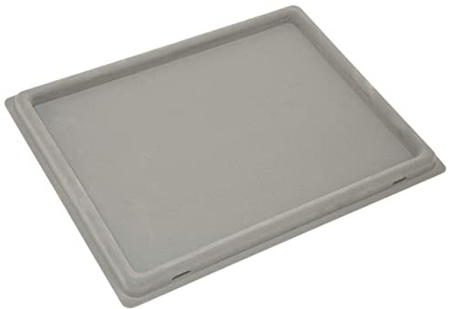 Beadsmith BMT12 Flocked Treasure Mat Tray with Clear Lid - 12.5 x 9.25