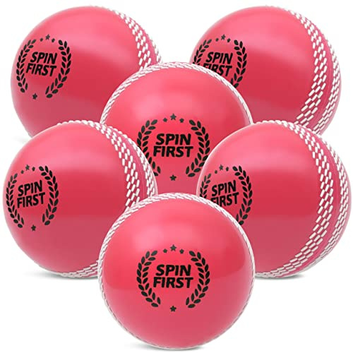 ADS SPORTS Balles de cricket à vent – Balles d'entraînement à l'air – Balle d'entraînement douce pour intérieur et extérieur pour entraînement (rose)