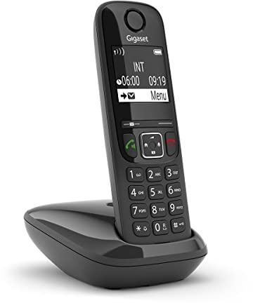 Gigaset AS690 - 1 Handset - Zwart - Handsfree bellen - huistelefoon - inklusive oproepblokering (S30852-H2816-M201)