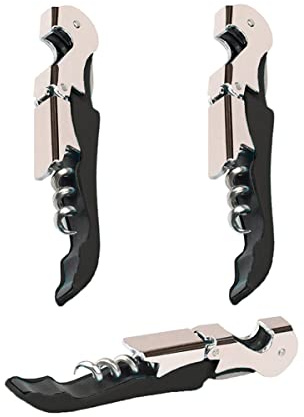 Professional Waiter Corkscrew Wine Openers Set(2PCS), Heavy Duty Stainless Steel Hinges Wine Key for Restaurant Waiters, Sommelier, Bartenders