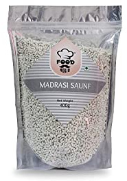 Foodholic Peppermint Mouth Freshener White Sweet Fennel Seeds Mukhwas (Madrasi Saunf / White saunf ) (400 Gm)_Packing May Vary