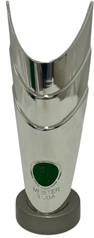DFB Fotbollsmästare 3-League Master-Pokal | 150 mm tillverkad av metall | Officiell licens-artikel från tyska fotbollsband | Presentförpackning | Äkthetsintyg hologram