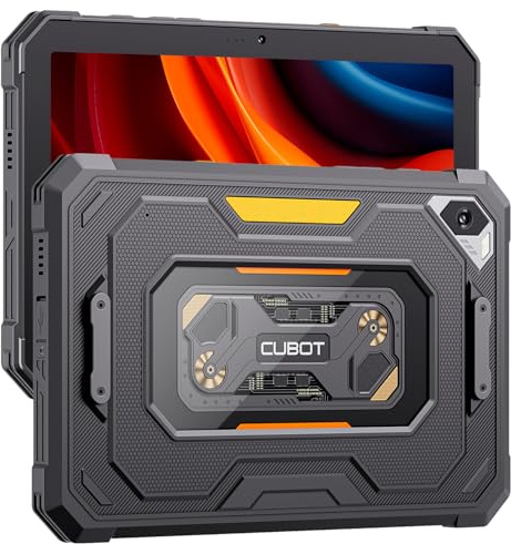 CUBOT Tab Kingkong Mini - Tablet 8.68 HD+ 90Hz, 16GB RAM (6GB+10GB Ext.), 128GB ROM, 4G Dual SIM, Cámara 48MP, Batería 10200mAh, Android 15, Unisoc T615, Negro.