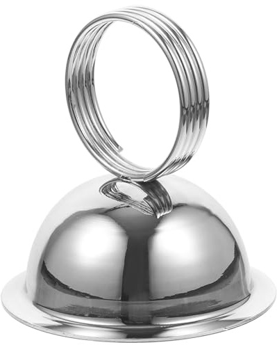 MUELODSIC Soporte Metálico Semicircular para Tarjetas de Mesa Portatarjetas para Bodas Clips para Fotos y Números de Mesa Accesorio Decorativo para Banquetes y Fiestas