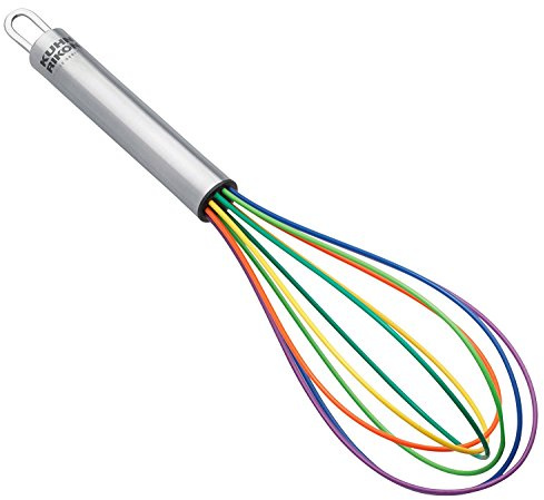 KUHN RIKON 22266 Küchenhelfer Schneebesen Colori Silikonschwingbesen gross