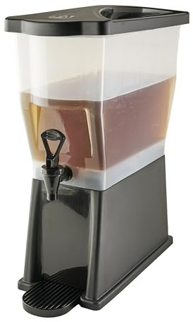 Winco Slim 3 Gallon Beverage Dispenser with Base