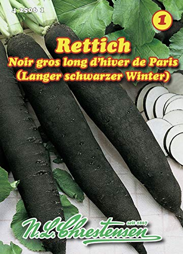 N.L. Chrestensen 425061 Rettich Langer schwarzer Winter (Rettichsamen)