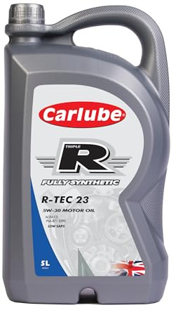 Carlube Triple R 5W-30 C2 Low Saps Totalmente sintético R-TEC 23 5L, ACEA C2