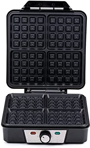 alpina Gaufrier - Gaufres de Bruxelles - Revêtement Anti-Adhésif - 4 Gaufres - 1200 W