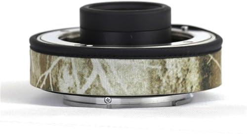 CHASING BIRDS Camouflage Waterproof Lens Coat for SONY Teleconverter 1.4X 2.0X Rainproof Lens Protective Cover (Yellow Tree Camouflage, 1.4X & 2.0X)