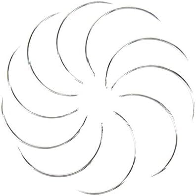Lot de 10 aiguilles de suture vétérinaires pour aiguilles chirurgicales d'animaux et outils à coudre pour fourrure 1028