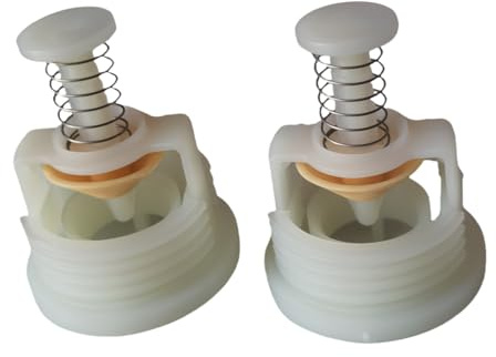 TANGJINGYA WD24X10018 Dishwasher Check Valve Piston and Nut Assembly Replaces AP2617344 AH260690 WD22X133 EA260690 WD24X0220 PS260690 Compatible GE Kenmore Hotpoint Amana Dishwasher（2 packs）