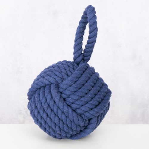 Boltze Door Stop Zuber in Blue Rope Knot