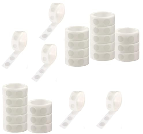 500/1000 Dots Double-Sided Clear Adhesive – Removable Sticky Dots for Balloons, Party, Craft & DIY (500pcs or 1000pcs, 10mm, Waterproof, No Residue) (5)