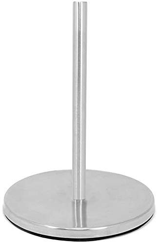 Space Home - Porta Rotolo Grande da Cucina in Acciaio Inox - Portarotolo da Cucina da Tavolo - Porta Rotolo Carta da Cucina Assorbente - Portarotoli da Cucina - 20,5 cm)