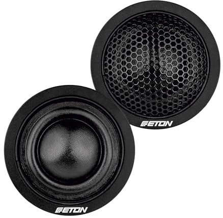 ETON HEX 28 - 28 mm / 1 1/8 High End, altoparlante audiofilo per auto e camper, per montaggio su colonna A, cruscotto, pannello laterale, 1 coppia