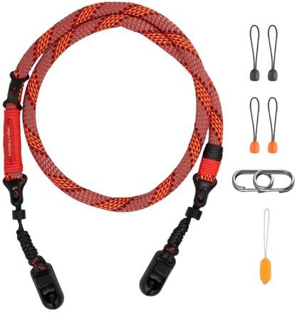 PGYTECH Cinturino per Fotocamera Slim Regolabile con Sgancio Rapido 820-1360mm Leggero per Fotocamere Mirrorless/Compatte/Instax/Digitali, Stile Outdoor，Rosso Fiammante