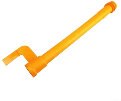 SiSinkal Asta di livello dell'olio motore, tubo guida imbuto, in plastica gialla, ricambio per Golf Plus V 2005-2009 1.9, per Passat B6 2005-2010 1.9, per Golf V 2003-2008 1.9