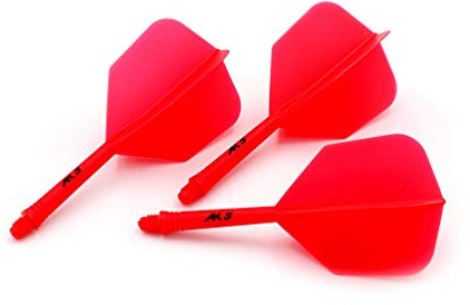 CUESOUL Dardos Dardos Integrados y Forma estándar de Vuelo, Juego de 3 Piezas con diseño Exclusivo (CSAK-52YS-L)