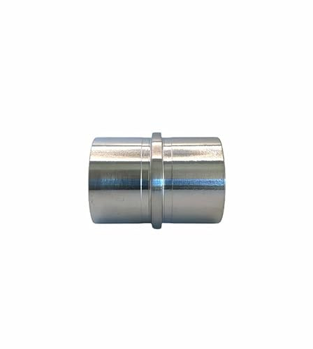 Manchon inox - jonction tube - AISI 304 Brossé - pour intérieur