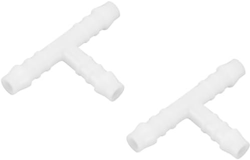 cyclingcolors 2x raccord de durite droit en T diamètre 5mm connecteur tube tuyau carburant essence tracteur tondeuse voiture