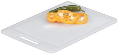 Zeller 26063 - Tagliere in plastica, 34,5 x 24,5 cm, colore: Bianco