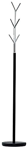 Jan Kurtz 494319 Kleiderständer, Stahl, schwarz, 30,5 x 30,5 x 177 cm