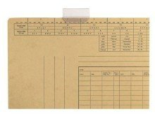 Leitz Vollsichtreiter, 50 mm, 3-zeilig, Kunststoff, transparent