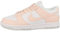 Nike W Dunk Low Basketballschuhe für Damen, Summit Weiß Aluminium, 37,5 EU, Rosa, 37.5 EU