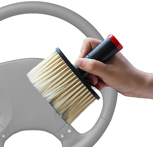 RASOLI Staubbürste für Auto | Mehrzweck-Auto-Staubsauger-Fugenbürste,Staubwerkzeug für Autowaschanlagen für Tastatur, Armaturenbrett, Lüftungsschlitze der Klimaanlage, Fensterspalten