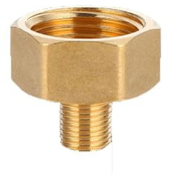 XSDSM G1/2 Internal Thread to G1/8 External Thread Tap Reducing Fittings Brass Connector Reducer for Pipe Conversion Connection
