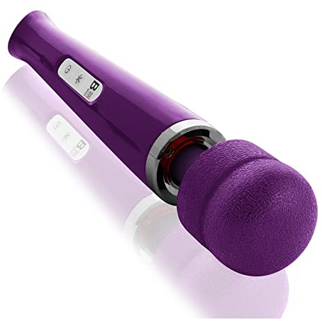 La Varita Mágica De Con 20 Vario/10 Velocidades - Vibradores De Apoyo Para Ella Con Estimulación Del - Barra De Masaje En Violeta, Lila