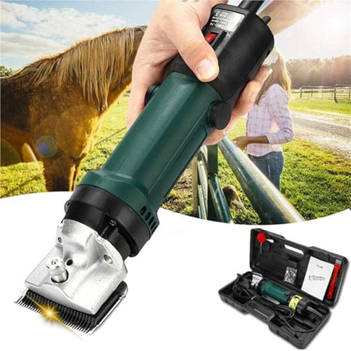 650W Professionell elektrisk hästklippare 6 hastigheter Grooming Kit Boskapshårtrimmer for hästget Ponnyboskap Stora tjocka pälsdjur