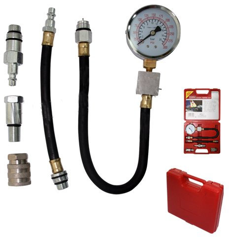 NEW AUTOMOTIVE PETROL ENGINE COMPRESSION TESTER KIT VALVE TIMING GAUGE PRO CYLINDER | FOR PETROL ENGINE,CYLINDER AUTOMOBILE PRESSURE GAUGE TESTER AUTOMOTIVE TEST KIT