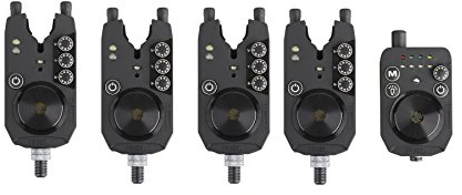 Prologic R2L Bite Alarm Presentation Set - 4 Bissanzeiger + Receiver zum Karpfenangeln, Funkbissanzeiger, Karpfenbissanzeiger