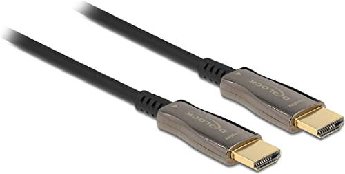 Delock 84039 câble HDMI 25 m HDMI Type A (Standard) Noir, Argent